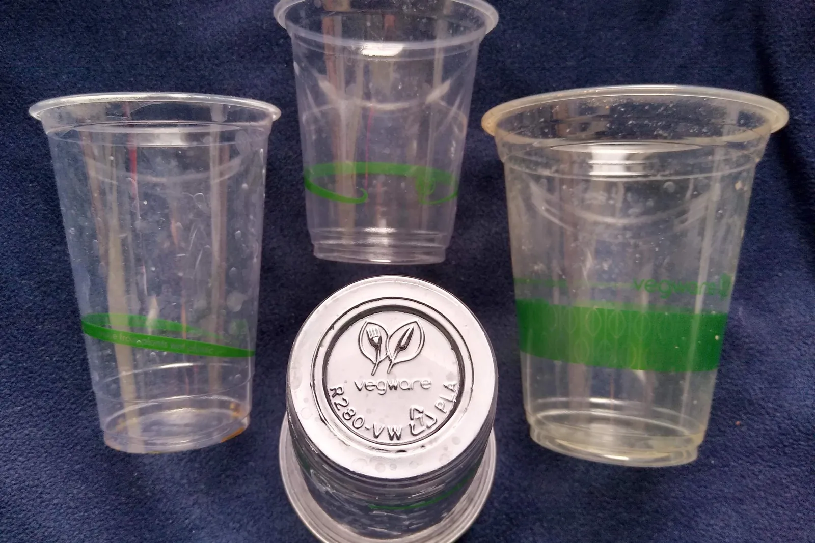 Clear PLA cold cups